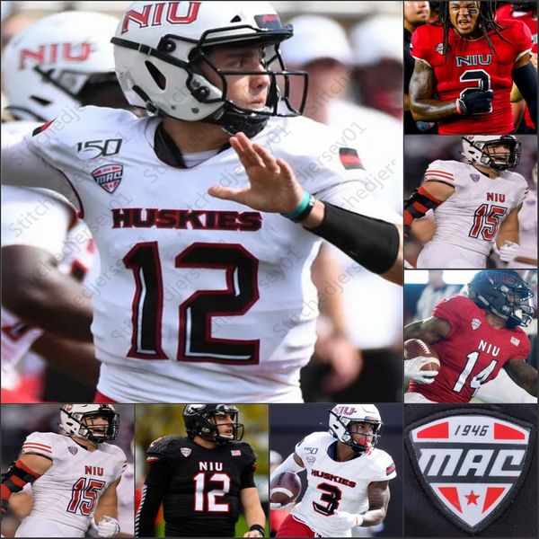 

northern illinois niu football stitched jersey ncaa college 22 tre harbison 19 kenny golladay 15 cole tucker 88 daniel crawford mens women y, Black