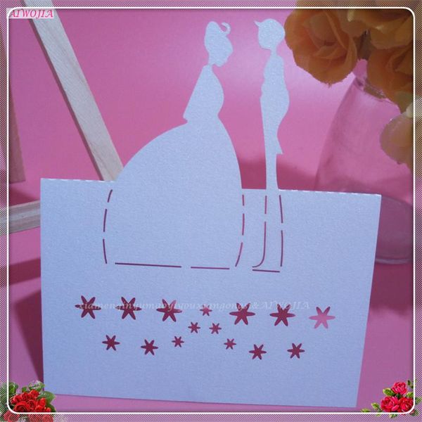 

greeting cards 50pcs mr and mrs laser cut decor name card wedding celebration birthday party supplies table seats decoration 7zsh230
