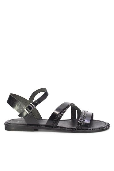 

sandals 20y 121 genuine leather women 's black
