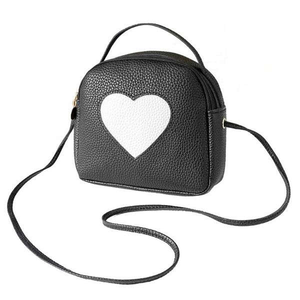 

storage bags summer sweet style love square shape lotto bag personalized pu student atmosphere small messenger