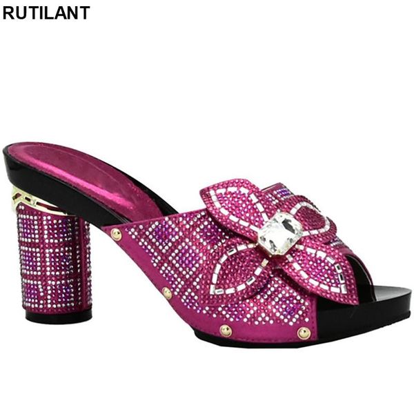 

dress shoes italian for women's wedding ladies sets parties slip on rhienstone african, Black