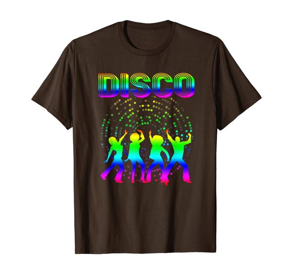 

disco t-shirt 70s disco themed shirt vintage retro dancing, White;black