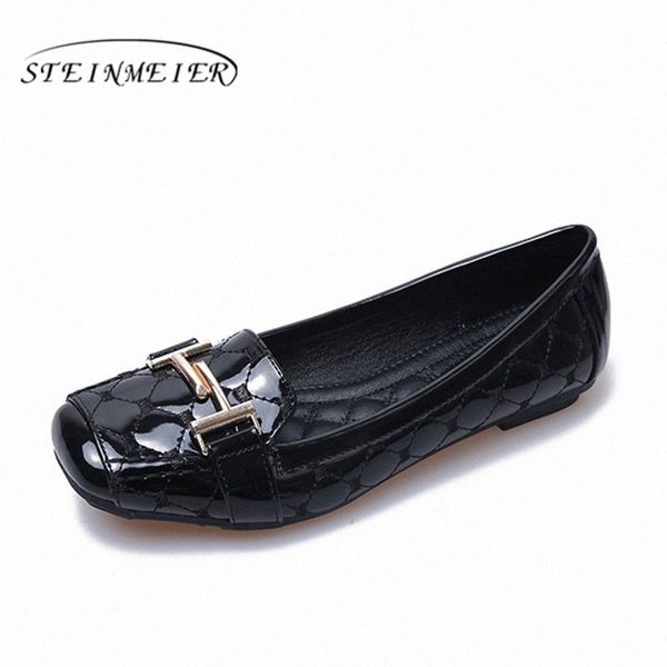 

women shoes comfortable soft bottom pregnant women flat flat shoes square buckle oxford casual 2020 spring black beige red loafers for s7gw#