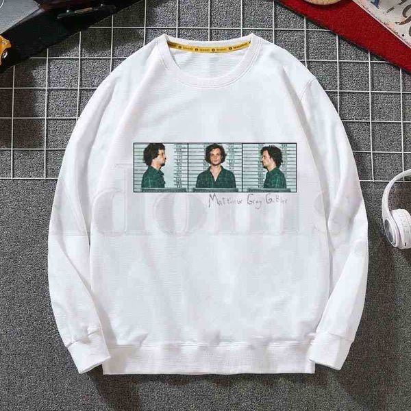 

Spencer Reid Criminal Minds TV series Fan Sweatshirt Print Trend Dressing Hip-Hop Man Crewneck Hoodies Men