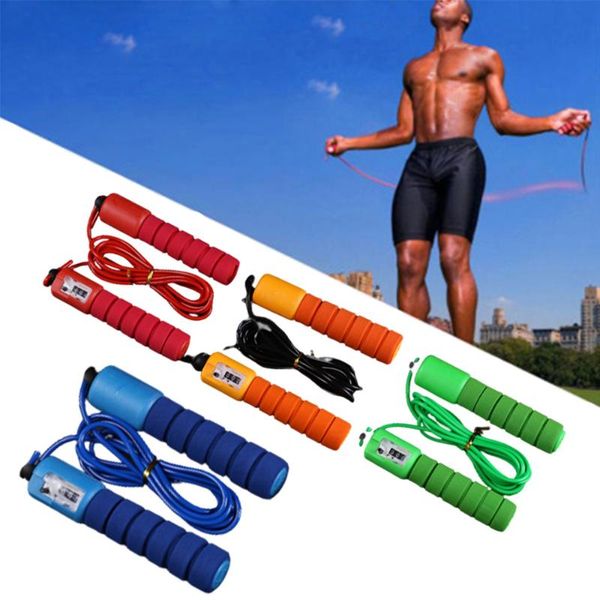 

jump ropes rope with electronic counter adjustable fast speed counting skipping fitness gear gym at home equipment