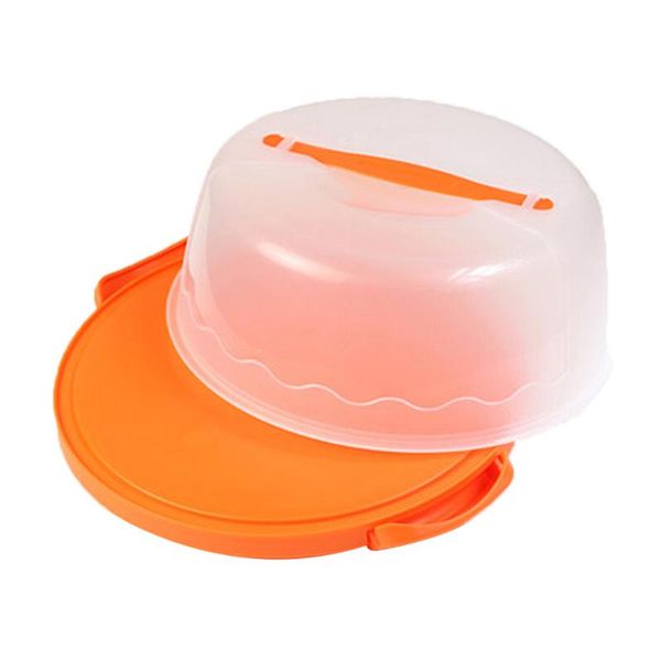 

gift wrap 1pc thickened pp box handheld cake reusable (random color)