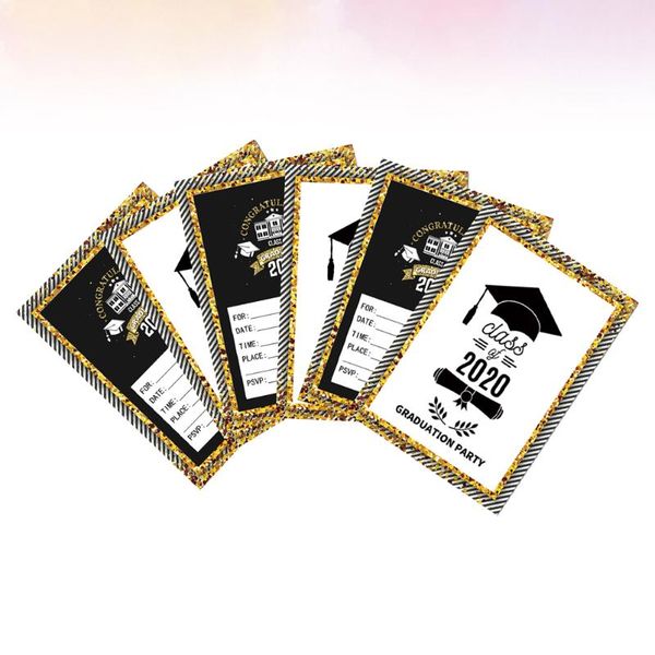 

greeting cards 50pcs graduation season school party invitation class of 2021 ceremony message