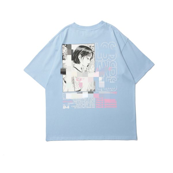 

men's t-shirts pyjtrl cartoon short summer manga dsb2, White;black