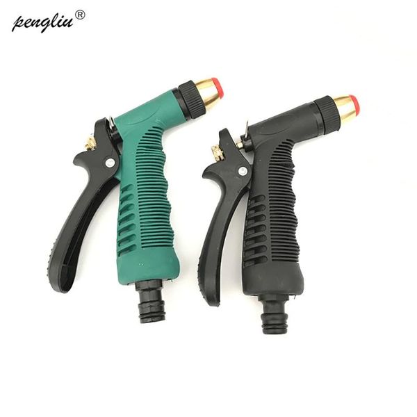 

2colors copper adjustable high pressure car washing water gun head garden household washing cleaning machine tool accessories