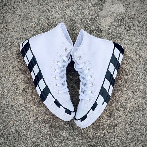 

1970s shoes classic black white big size women and men skateboarding fashion love outdoor sport sneakers eur 35-44