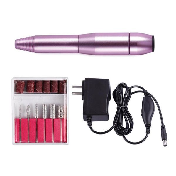 

nail drill & accessories portable electric art pen file grinding burnishing polisher device pedicure tools grindi p0n8