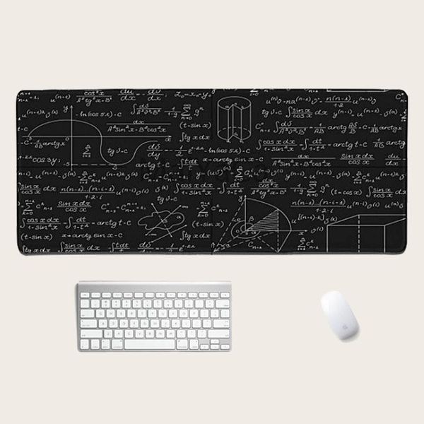 

mouse pads & wrist rests oversized and extra-long hemming geometric function internet cafe pad extended thick computer desk keyboard