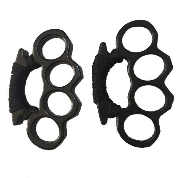 

new gilded thick 13mm steel brass knuckle duster color black plating silver hand tool clutch 4 5qd ww