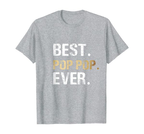 

mens pop pop gift from granddaughter grandson t-shirt, White;black