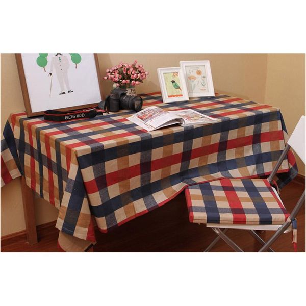 

cotton cover napkins grid cloth tablecloth coffee table cloth