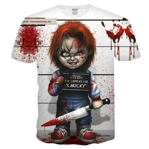 

2021 new fashion t-shirt men's summer 3d t-shirt printing chaki kids online, White;black