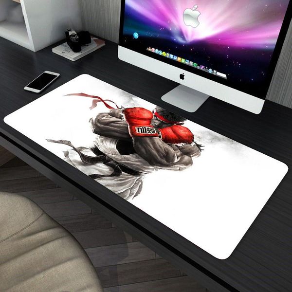 

mouse pads & wrist rests 90x40cm large gaming pad lockedge mat for lapmousepad street-fighter