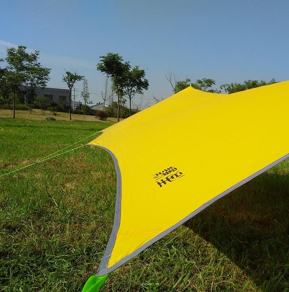 

tents and shelters asta caidie octangon light silicon/silver coating seam-sealed windproof sunscreen uv-proof hanging tarp beach canopy no p