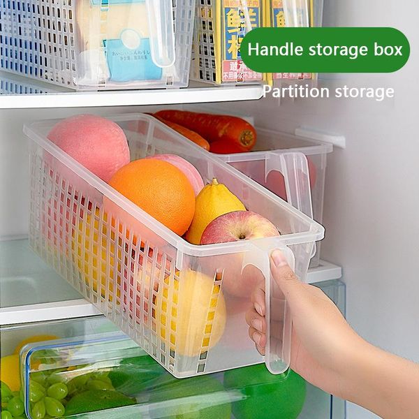 

storage bottles & jars fruit baskets organizer kitchen accessories home supplies sealed fresh keeping boxes handle drawer egg food box