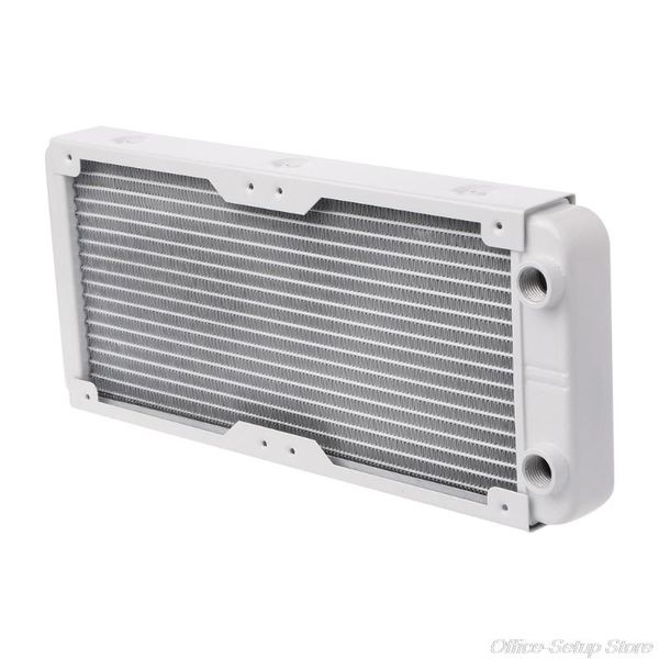 

120mm 240mm aluminum computer radiator water cooler 18 tube cpu heat sink exchanger f19 21 dropshipping