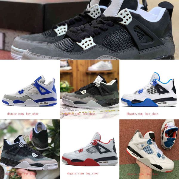 

sale 4 4s basketball shoes men women new cream sail the white cement bred court purple union la guava ice rasta mushroom sports shoes d52 33