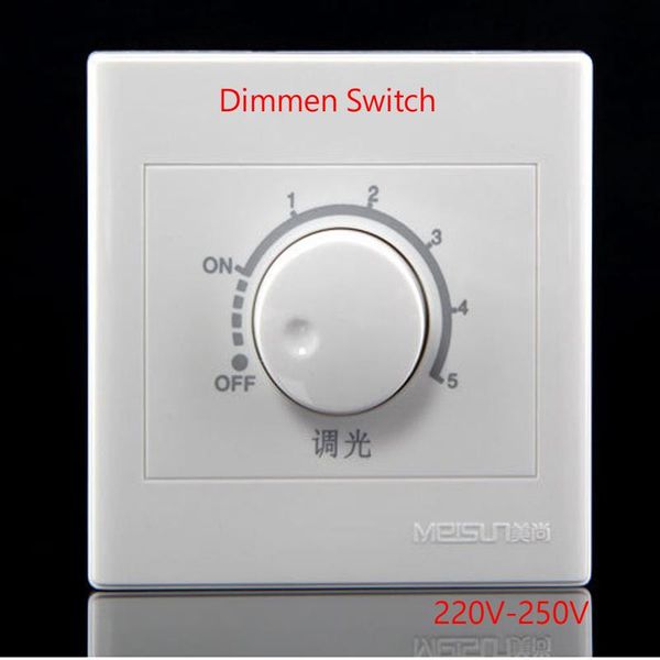 

2pcs led dimmer 220v max 250w 200-240v light dimmer switch led