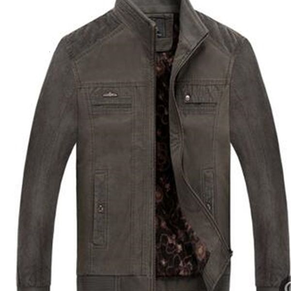 

men's jacket new senior stand collar short cotton jacket autumn winter men's jacket v05p, Black;brown