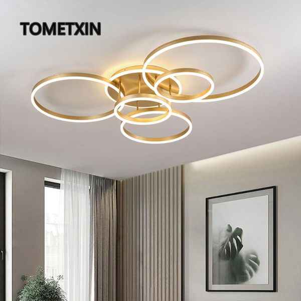 

ceiling lights led circle aluminum living room light 220 v for bedroom lamp decoration