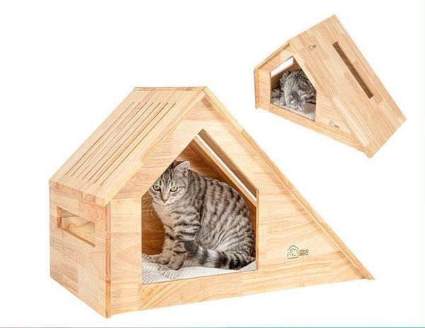 

cat beds & furniture climbing frame litter tree solid wood kennel house