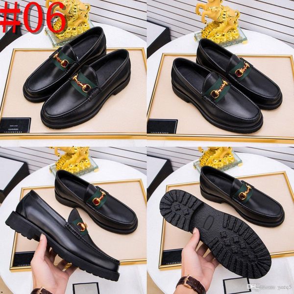 

mm spring designers men leather shoes fashion male flats round toe men's business formal shoes comfortable office luxury dress shoes 33, Black