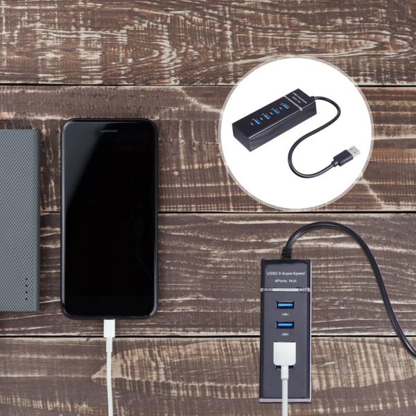 

hubs 1 pc 4 ports usb hub 2.0 splitter adapter multi expansion cable