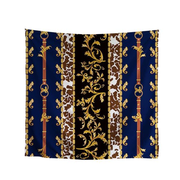 

scarves blue women silk head scarf gold leaves custom images logos ladies square wraps large foulard femme polyester kerchief, Blue;gray