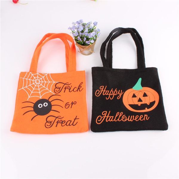 

gift wrap halloween portable non-woven bag ghost festival children's candy prop