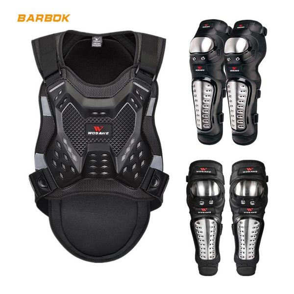 

motorcycle armor wosawe sports protector jacket ski back protection suit motocross protective gear body