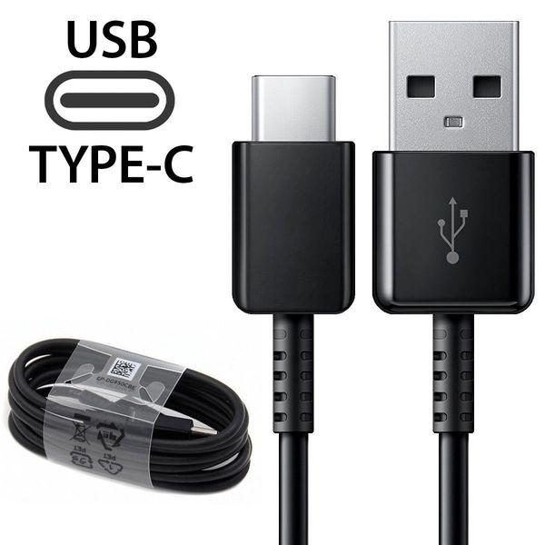 

oem type-c for s8 s8 plus note 8 usb fast charging type c cable male data sync usb cable 1m 3ft black white