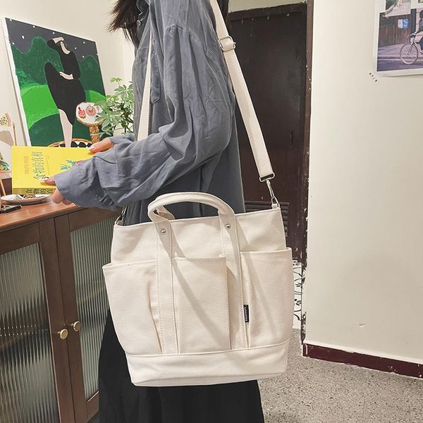 

backpack harajuku retro art casual large capacity girl handbag learning college style student canvas car sewing hand-held messenger bag