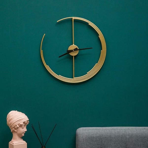 

wall clocks creative bedroom clock living room nordic modern design kitchen luxury duvar saati decoration ae50wc