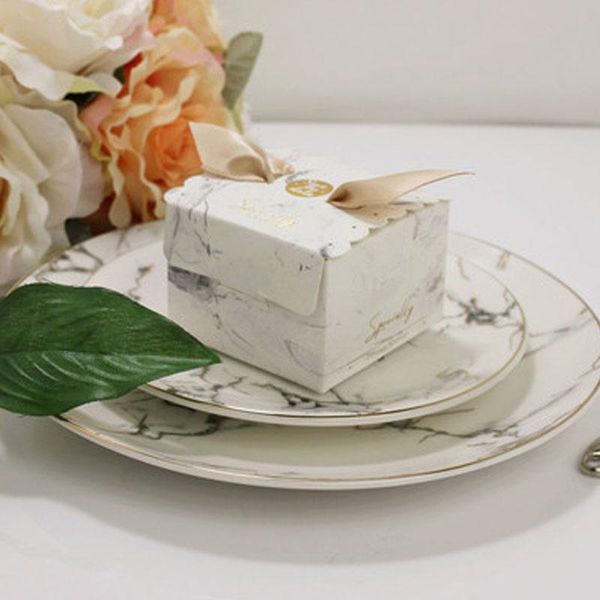 

gift wrap wedding sugar box european creative sen ins small table bronzed