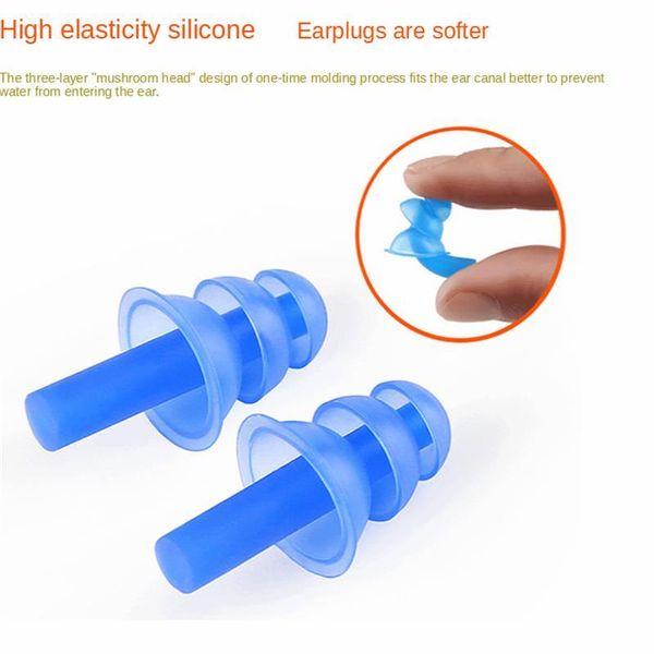 

nose clip diving earplugs set silicone swimming children's professional ear waterproof