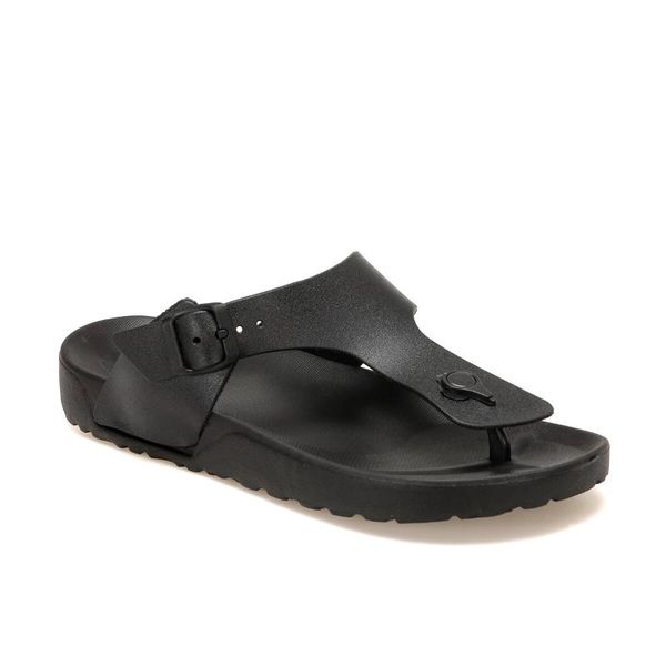 

slippers flo turner black men 's thong kinetix