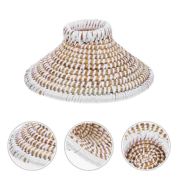 

mugs 1pc straw weaving pot cover home lampshade room ornament