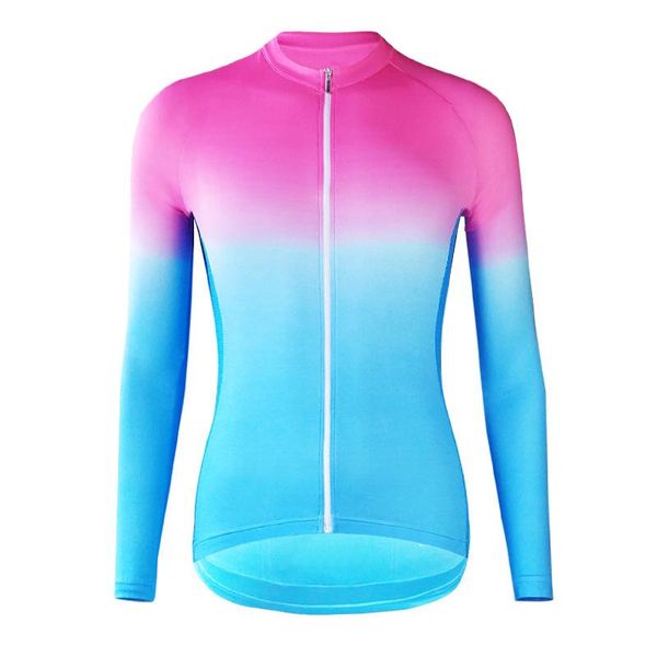 

racing jackets cycling jersey womens long sleeve orange polysters bicycle sportswear women autumn winter jerseys for shirts, Black;red
