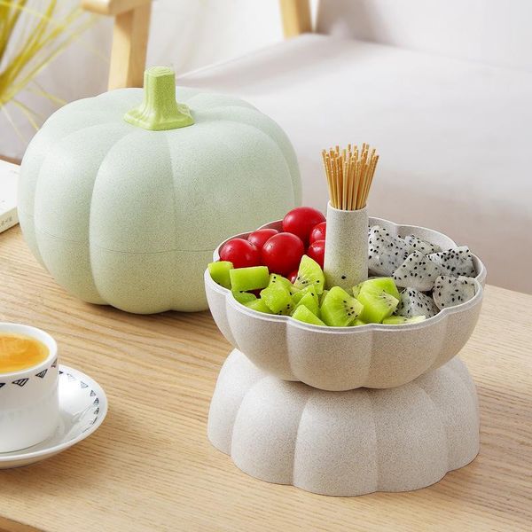 

storage bottles & jars large pumpkin fruit bowl household tea table candy box dry containers for food