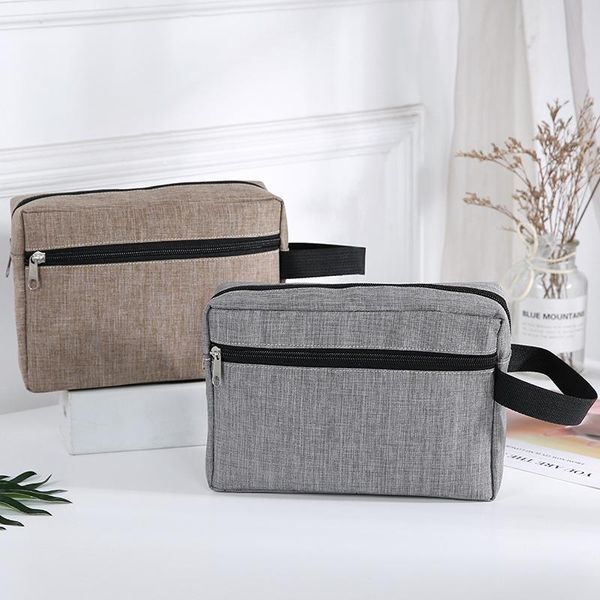 

fashion storage cosmetic bags travel cosmetic bag waterproof toiletry wash kit storage hand bag pouch for women men male handbag
