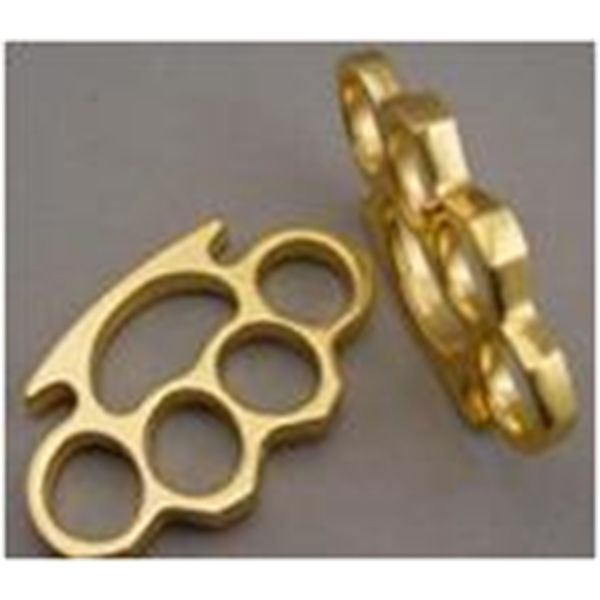 

brand new gold metal brass brass metal knuckle buster belt buckle fighter cool hip dusters