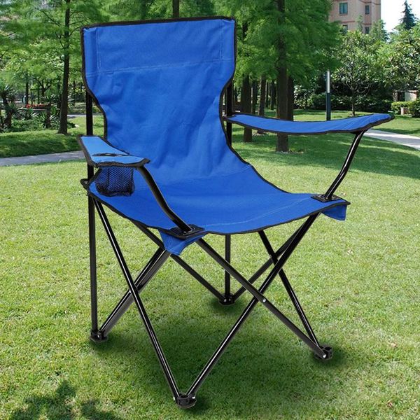

camp chair nap multi-function sport white canvas armrest thickened ultra-light modern simple portable folding chair