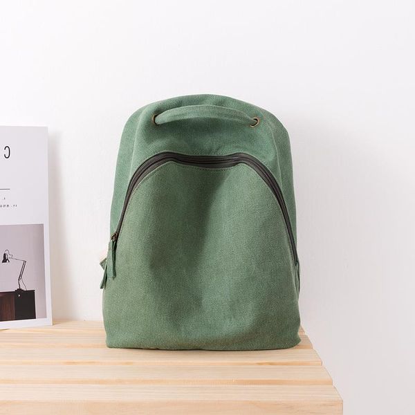 

all-match schoolbag female backpack korean casual canvas college student new fashion travel imtbj