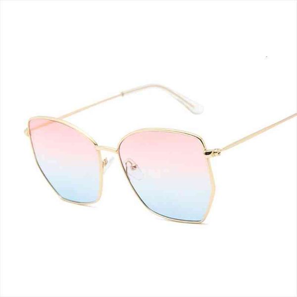 

metal square oversized frame sunglasses women classic vintage colorful mercury film fashion mirror sun glasses female, White;black