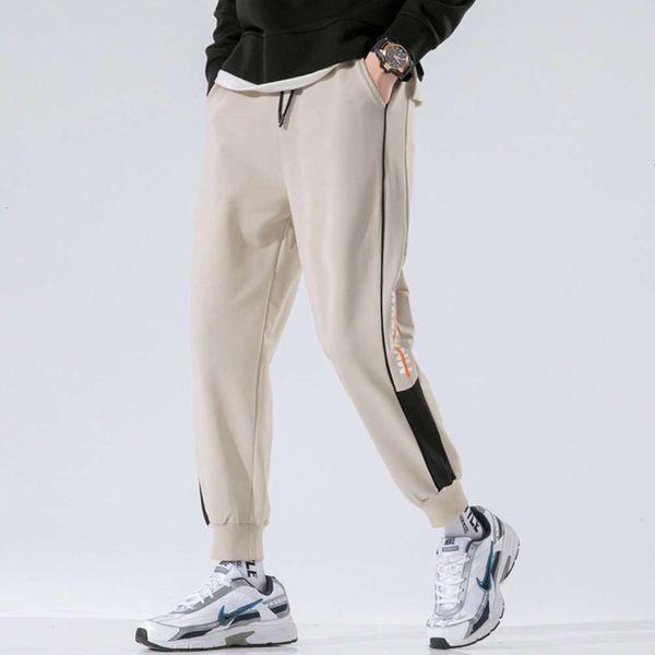 

new autumn men's casual fashion pants men's pants men's overalls fashion brand loose sports pants capris fashionwinter, Black