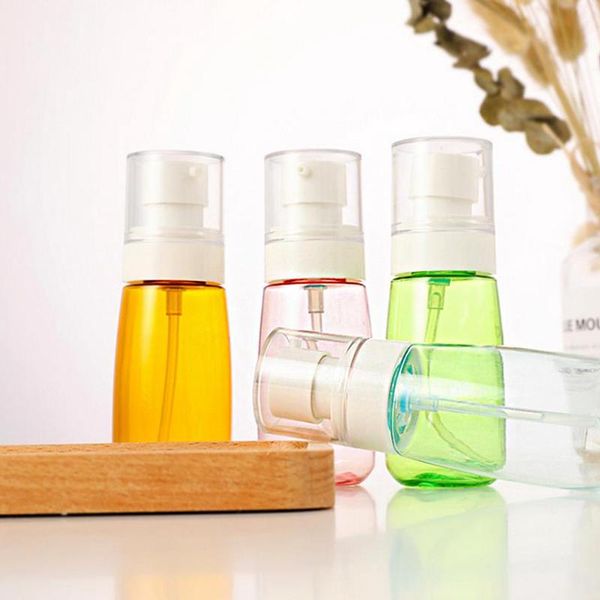 

storage bottles & jars 1pc 60ml portable empty spray bottle transparent plastic lotions alcohol sub water refillable travel